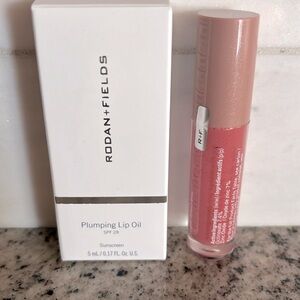 NIB Rodan + Fields PINK ROSE Plumping Lip Oil SPF 28 Expires 10/2025